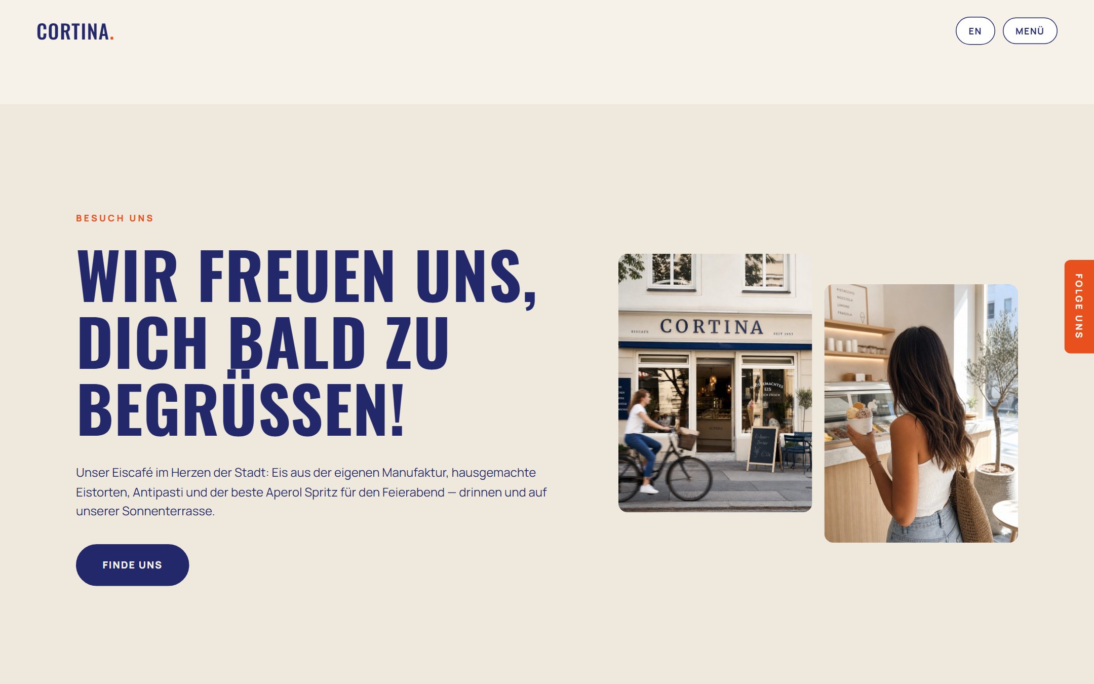 CORTINA Eiscafé — captured section 2